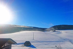 Blick vom Wendelhof in die Winterlandschaft